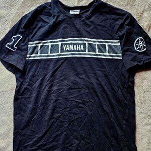 YAMAHA Black Tee With Patches #1